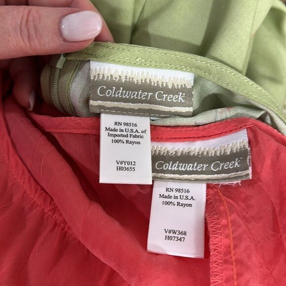 2/$25 Coldwater Creek Rayon Sleeveless A-line Maxi Dress Size M - Picture 8 of 10